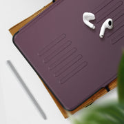 For iPad Air 11 2025 / 2024 Notebook Magnetic Leather Tablet Case(Purple)