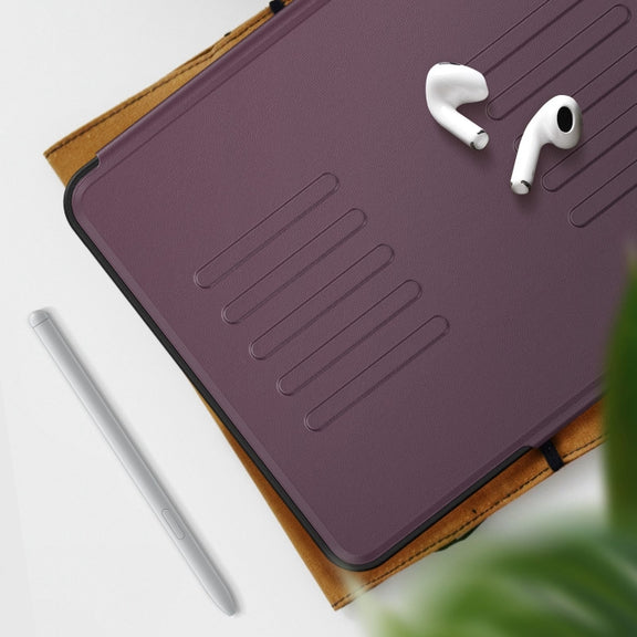 For iPad Air 11 2025 / 2024 Notebook Magnetic Leather Tablet Case(Purple)