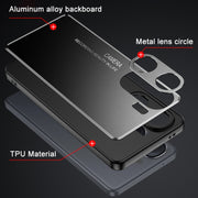 For vivo iQOO Neo 9 Pro Frosted Metal Phone Case(Blue)