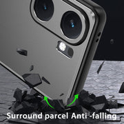 For vivo iQOO Neo 9 Frosted Metal Phone Case(Blue)
