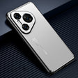 For Huawei Pura 70 Pro / Pro+ Frosted Metal Phone Case(Silver) - Huawei Cases by PMC Jewellery | Online Shopping South Africa | PMC Jewellery | Buy Now Pay Later Mobicred