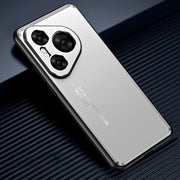 For Huawei Pura 70 Pro / Pro+ Frosted Metal Phone Case(Silver)