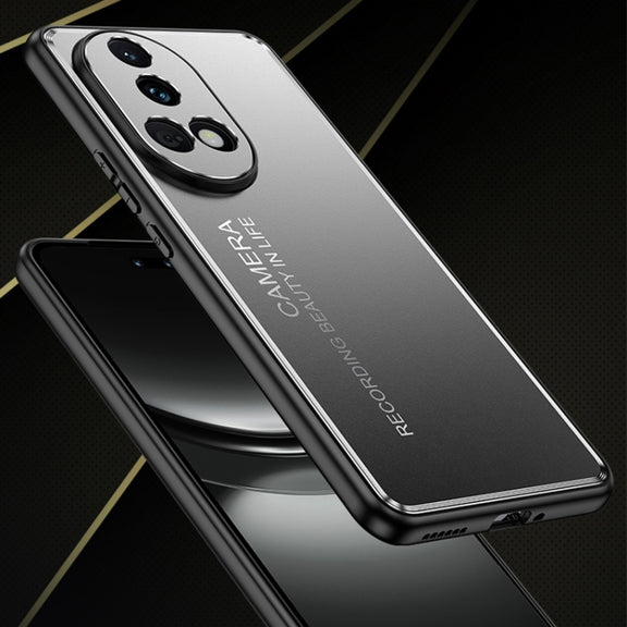 For Huawei Pura 70 Pro / Pro+ Frosted Metal Phone Case(Black)