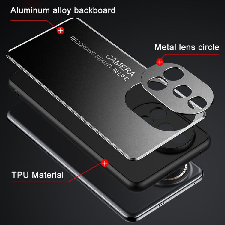 For Huawei Pura 70 Pro / Pro+ Frosted Metal Phone Case(Black)