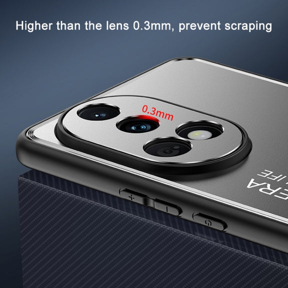 For Huawei Pura 70 Pro / Pro+ Frosted Metal Phone Case(Black)