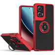 For Motorola Moto G Stylus 5G 2024 Q Shadow 1 Series TPU + PC Phone Case with Ring(Red) - Motorola Cases by PMC TechLife | Online Shopping South Africa | PMC TechLife | Buy Now Pay Later Mobicred