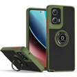 For Motorola Moto G Stylus 5G 2024 Q Shadow 1 Series TPU + PC Phone Case with Ring(Army Green) - Motorola Cases by PMC TechLife | Online Shopping South Africa | PMC TechLife | Buy Now Pay Later Mobicred