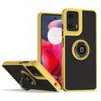 For Motorola Moto G24 / G04 Q Shadow 1 Series TPU + PC Phone Case with Ring(Yellow) - Motorola Cases by PMC TechLife | Online Shopping South Africa | PMC TechLife | Buy Now Pay Later Mobicred