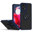 For Motorola Moto G24 / G04 Q Shadow 1 Series TPU + PC Phone Case with Ring(Royal Blue) - Motorola Cases by PMC TechLife | Online Shopping South Africa | PMC TechLife | Buy Now Pay Later Mobicred