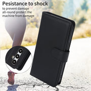For Samsung Galaxy S24+ / S25+ 5G Multi-Card Wallet RFID Leather Phone Case(Black)