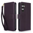 For Samsung Galaxy S24 / S25 5G Multi-Card Wallet RFID Leather Phone Case(Dark Purple) - Galaxy S24 5G Cases by PMC TechLife | Online Shopping South Africa | PMC TechLife | Buy Now Pay Later Mobicred