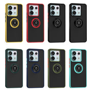 For Xiaomi Redmi Note 13 Pro 5G Q Shadow 1 Series TPU + PC Phone Case with Ring(Sky Blue)