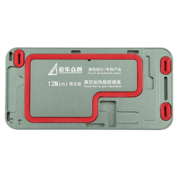 For iPhone 12 mini LCD Screen Frame Vacuum Heating Glue Removal Mold with Holder