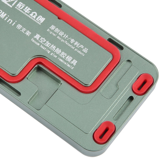 For iPhone 13 mini LCD Screen Frame Vacuum Heating Glue Removal Mold with Holder