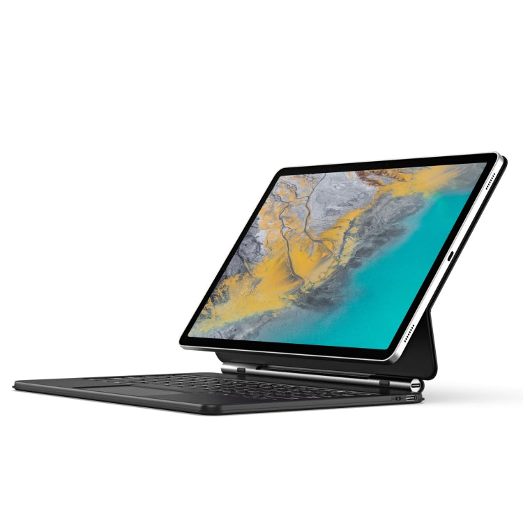 For Samsung Galaxy Tab S10+ / S9+ DUX DUCIS MK Series Floating Magnetic Keyboard Tablet Leather Case