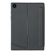 For Samsung Galaxy Tab A9+ X210 TA09B-AS Pen Tray Style Detachable Bluetooth Keyboard Leather Case with Touch Backlight(Black)
