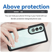 For OnePlus Nord CE4 Colorful Series Acrylic Hybrid TPU Phone Case(Black)