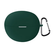 For Huawei FreeClip Earphone Liquid Silicone Protective Case(Dark Green)