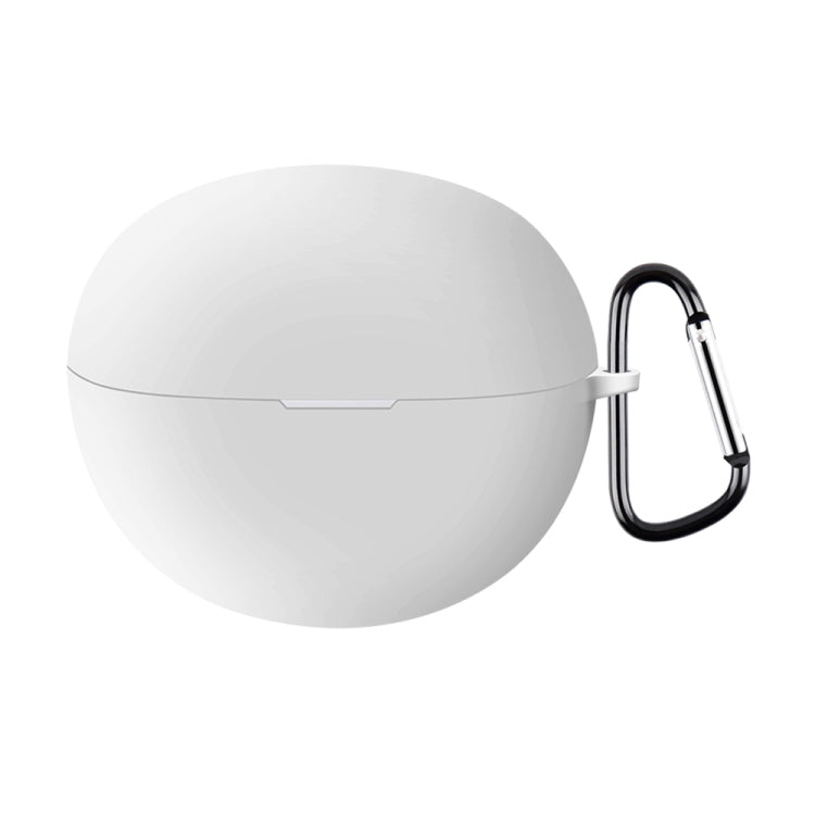 For Huawei FreeClip Earphone Liquid Silicone Protective Case(White)
