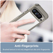 For Google Pixel 9 Colorful Series Acrylic Hybrid TPU Phone Case(Transparent Grey)