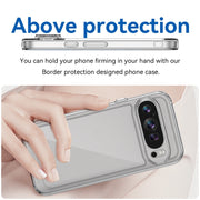For Google Pixel 9 Colorful Series Acrylic Hybrid TPU Phone Case(Transparent)