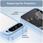 For Google Pixel 9 Pro Colorful Series Acrylic Hybrid TPU Phone Case(Blue)