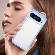 For Google Pixel 9 Pro Colorful Series Acrylic Hybrid TPU Phone Case(Blue)