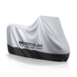 MOTOLSG Motorcycle Waterproof Sunproof Dustproof Thickening Cover, Size:XL(Silver Black) - Raincoat by MOTOLSG | Online Shopping South Africa | PMC TechLife | Buy Now Pay Later Mobicred