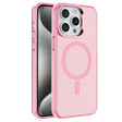 For iPhone 15 Pro Max Electroplated IMD Magsafe PC Hybrid TPU Phone Case(Pink) - iPhone 15 Pro Max Cases by PMC TechLife | Online Shopping South Africa | PMC TechLife