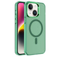 For iPhone 14 Electroplated IMD Magsafe PC Hybrid TPU Phone Case(Green) - iPhone 14 Cases by PMC TechLife | Online Shopping South Africa | PMC TechLife
