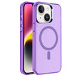 For iPhone 14 Electroplated IMD Magsafe PC Hybrid TPU Phone Case(Purple) - iPhone 14 Cases by PMC TechLife | Online Shopping South Africa | PMC TechLife