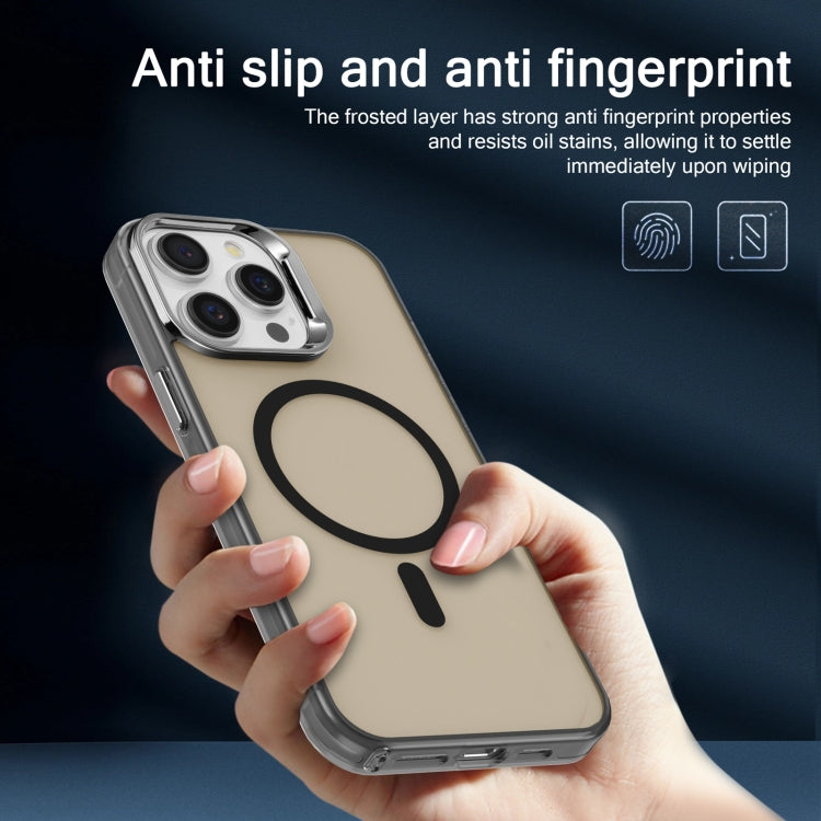 For iPhone 11 Electroplated IMD Magsafe PC Hybrid TPU Phone Case(Black)