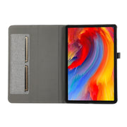 For Lenovo Tab M11 / Xiaoxin Pad 11 2024 Fabric Leather Tablet Case(Grey)