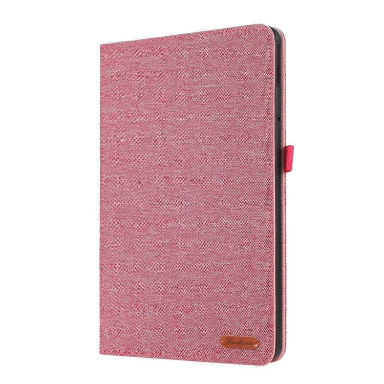 For Lenovo Tab M11 / Xiaoxin Pad 11 2024 Fabric Leather Tablet Case(Pink)