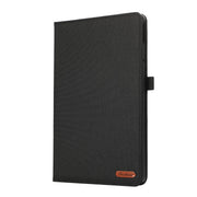 For Lenovo Tab M11 / Xiaoxin Pad 11 2024 Fabric Texture Horizontal Flip Leather Tablet Case(Black)