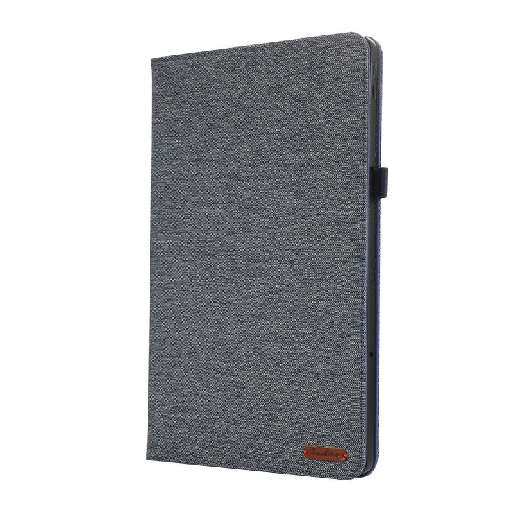 For Lenovo Tab P12 12.7 2025 Fabric Leather Tablet Case(Blue)