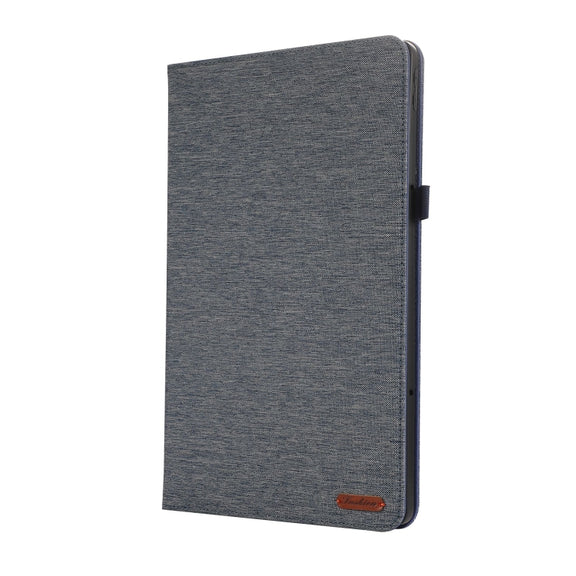 For Lenovo Tab P12 12.7 2025 Fabric Leather Tablet Case(Blue)