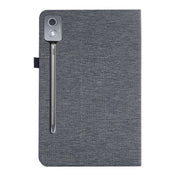 For Lenovo Tab P12 12.7 2025 Fabric Leather Tablet Case(Blue)
