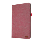 For Lenovo Tab P12 12.7 2025 Fabric Leather Tablet Case(Pink)