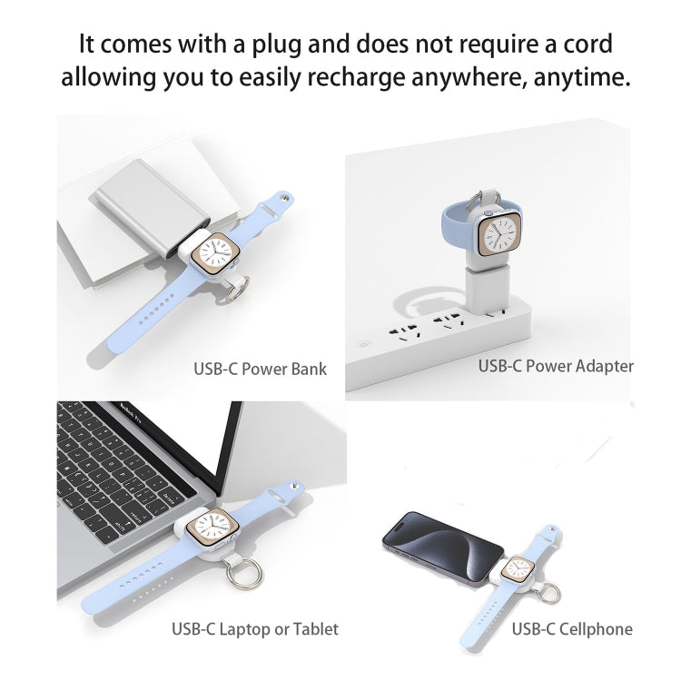 For Apple Watch / AirPods Series U20A Portable Magnetic Wireless Charger(Black)