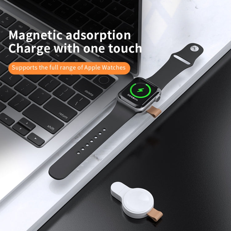 For Apple Watch Series X52 Portable Wireless Charger(White)