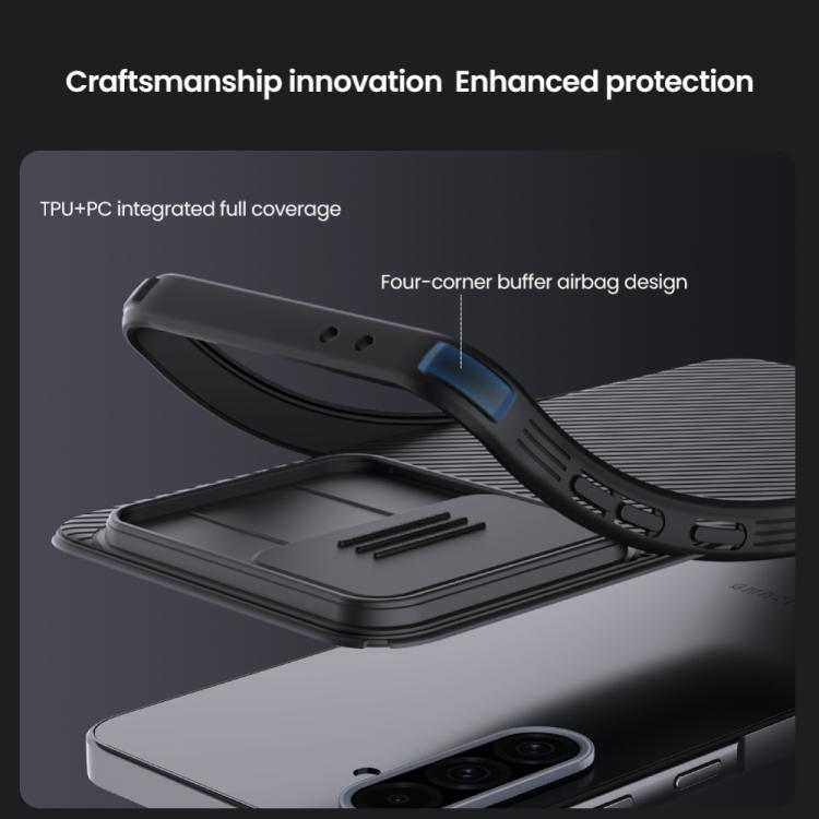 For Samsung Galaxy A36 5G NILLKIN CamShield Pro Magnetic PC Phone Case(Black)
