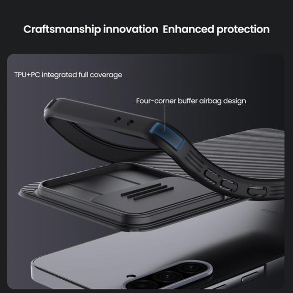 For Samsung Galaxy A36 5G NILLKIN CamShield Pro Magnetic PC Phone Case(Black)