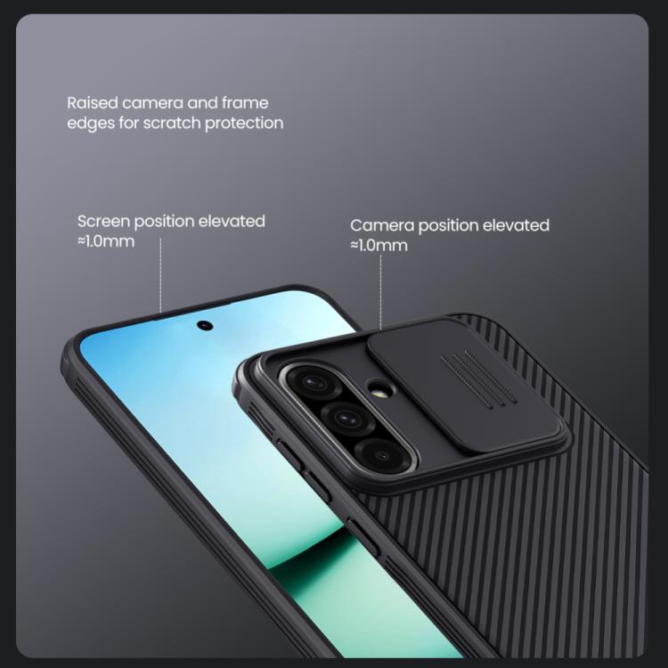 For Samsung Galaxy A36 5G NILLKIN CamShield Pro Magnetic PC Phone Case(Black)