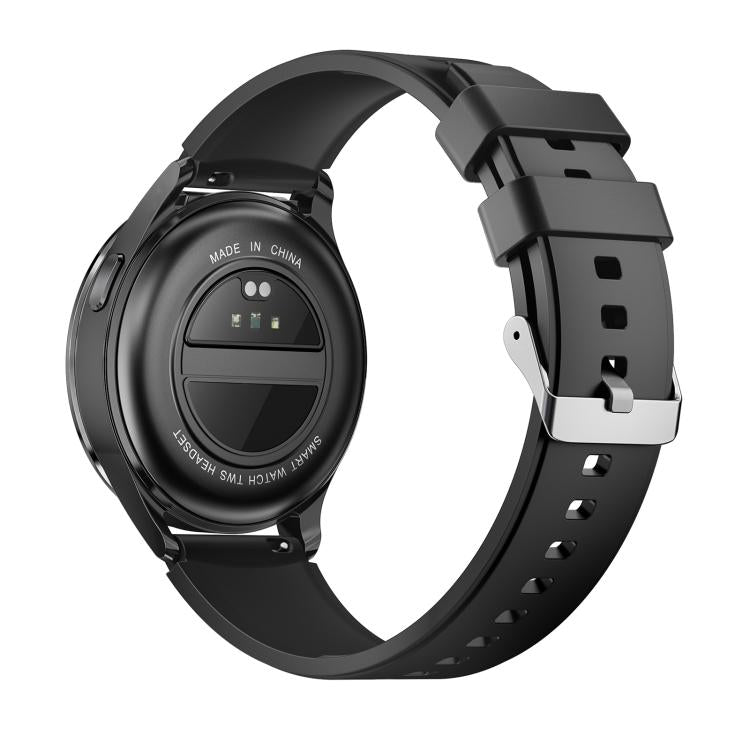 X10 Headphones Smart Watch 1.39 inch Water-resistant Bracelet, Support Bluetooth Call / NFC / Heart Rate(Black + Siliver)
