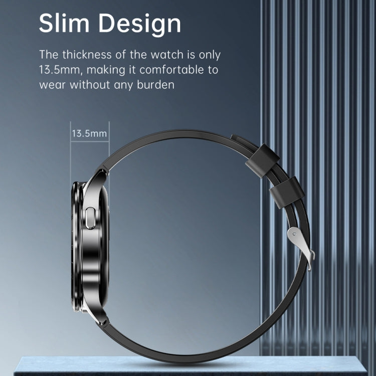X10 Headphones Smart Watch 1.39 inch Water-resistant Bracelet, Support Bluetooth Call / NFC / Heart Rate(Black + Siliver)