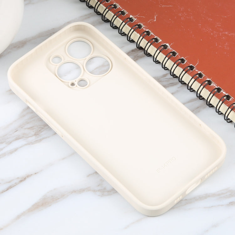 For iPhone 16 Pro Astronaut Pattern Silicone Straight Edge Phone Case(Flying Astronaut-White)
