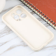 For iPhone 16 Pro Astronaut Pattern Silicone Straight Edge Phone Case(Flying Astronaut-White)