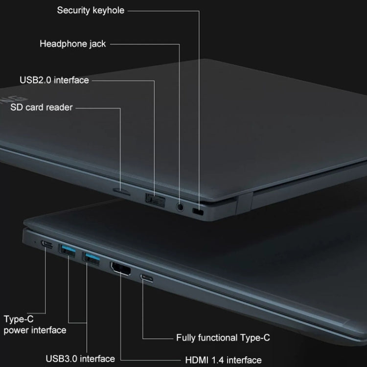 AK15U 15.6 inch Ultrathin Laptop, 12GB+1TB, Windows 10 Intel Processor N95 Quad Core(Dark Grey)