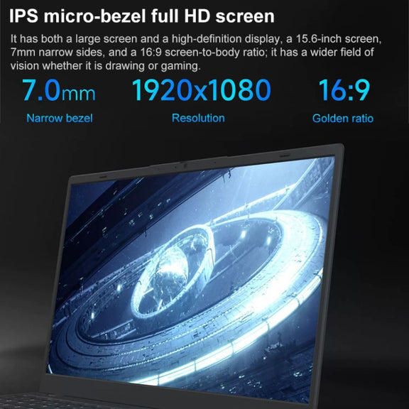 AK15U 15.6 inch Ultrathin Laptop, 12GB+1TB, Windows 10 Intel Processor N95 Quad Core(Dark Grey)